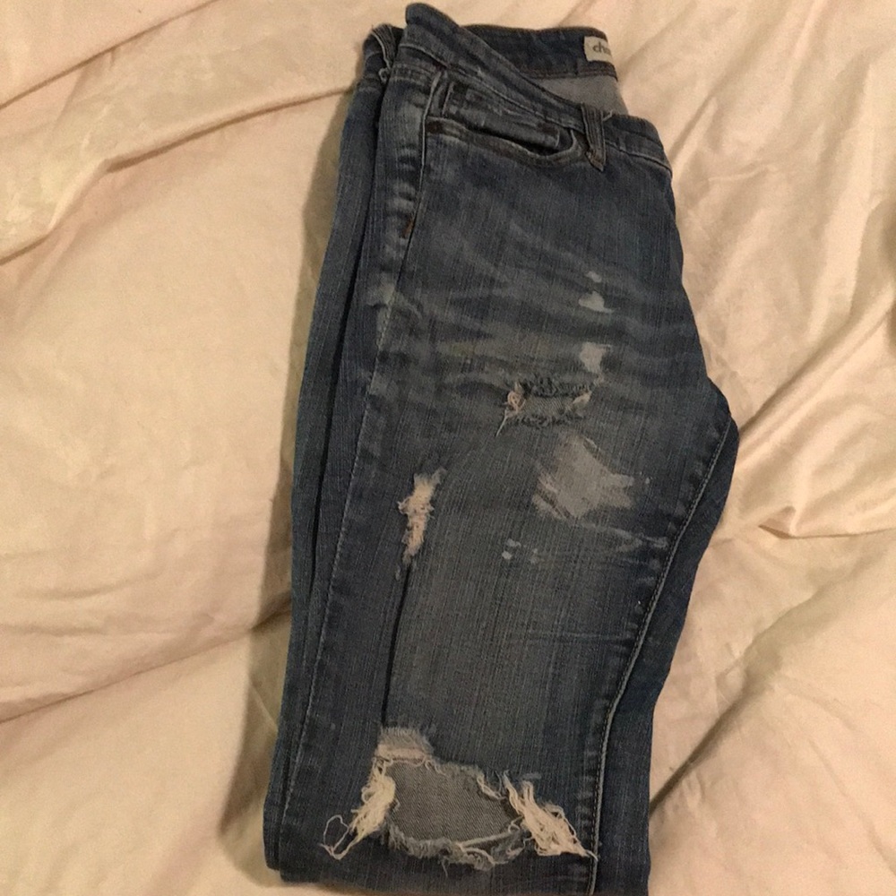 Skinny Distressed Jeans Charlotte Russe 6R